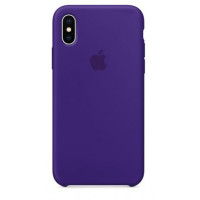Чохол для iPhone X/Xs - Silicone Case, Violet (HC)