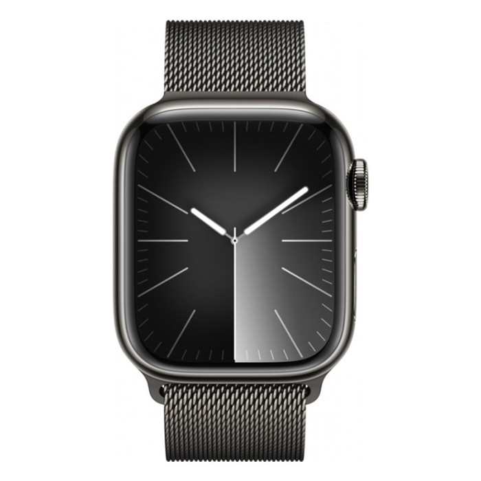 Ремінець для Apple Watch - 42/44/45/46/49mm, Apple Milanese Loop, Graphite