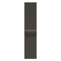 Ремінець для Apple Watch - 42/44/45/46/49mm, Apple Milanese Loop, Graphite