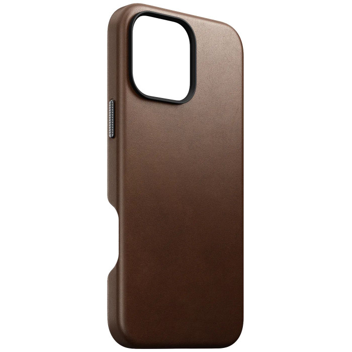 Чохол для iPhone 16 Pro Max - Nomad Traditional Leather MagSafe, Brown