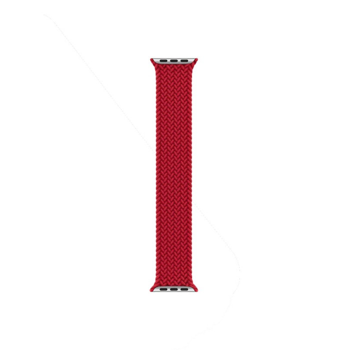 Ремінець для Apple Watch - 38/40/41mm, Braided Solo Loop, Red (S/130mm)