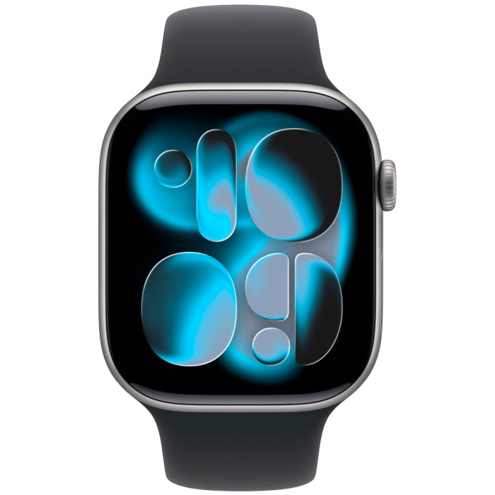 Apple Watch S11 46mm Space Grey, Black Sport Band (M/L) Як новий