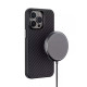 Чохол для iPhone 13 Pro - Blueo Aramid Fiber Anti-Drrop MagSafe, Black