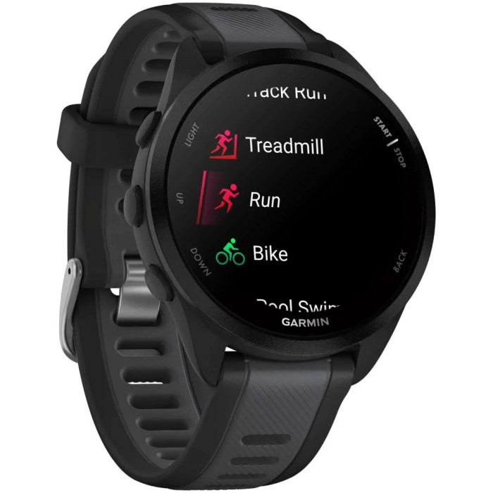 Смарт-годинник Garmin Forerunner 165 Black/Slate Gray