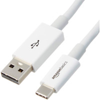 Кабель USB to USB-C - Amazon Basics, 0.9m, White