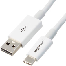 Кабель USB to USB-C - Amazon Basics, 0.9m, White