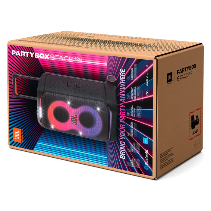 Портативна колонка JBL PartyBox Stage 320 Black