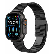 Ремінець для Apple Watch - 42/44/45/46/49mm, AmazingThing Premium Metal, Black