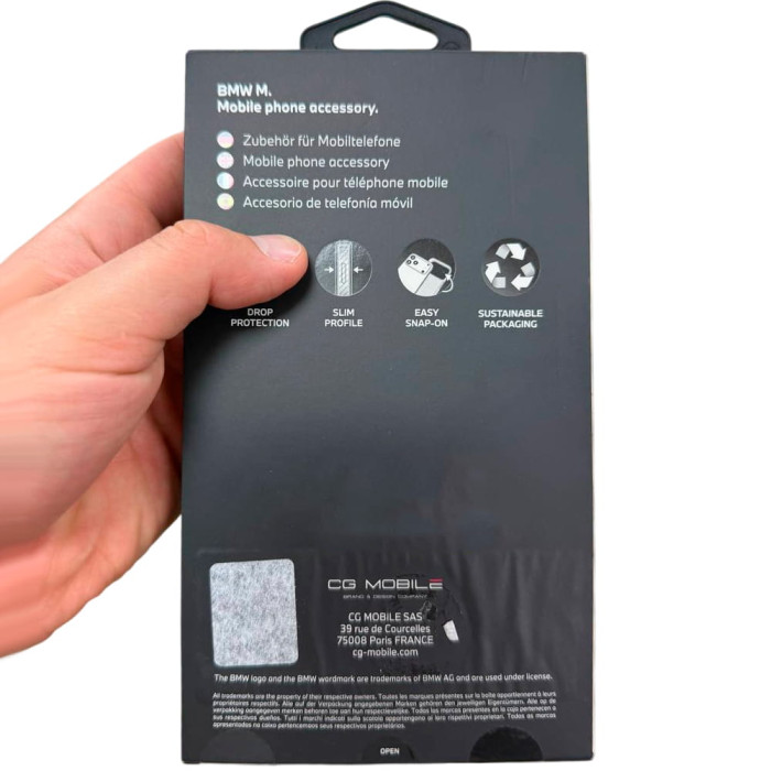 Чохол для iPhone 17 Pro Max - Marshalls BMW M. MagSafe, Black