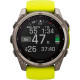 Смарт-годинник Garmin Fenix 8 51mm Solar Sapphire Titanium w. Amp Yellow/Graphite Silicone Band