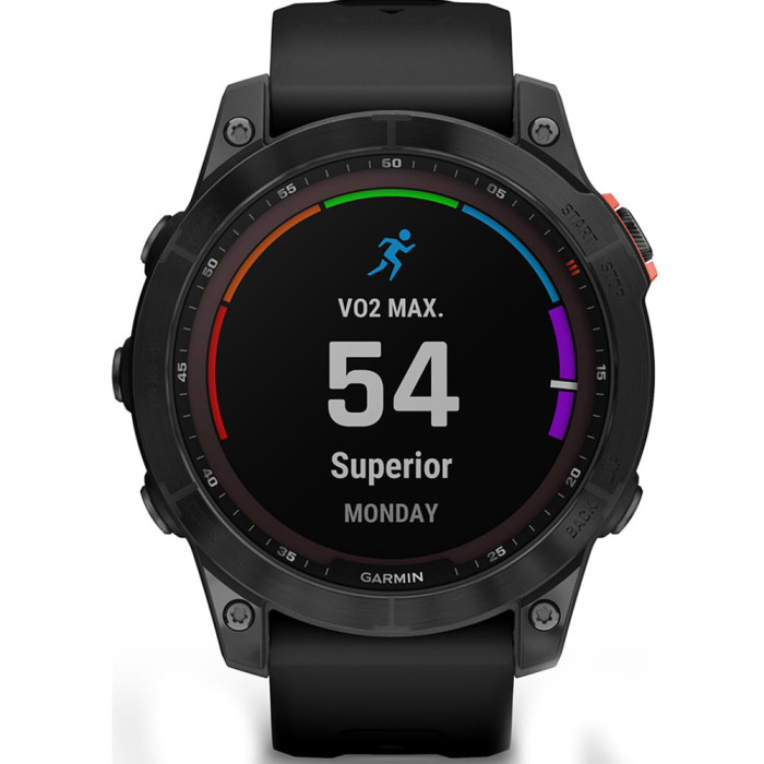 Смарт-годинник Garmin Fenix 7 Solar Slate Gray with Black Band