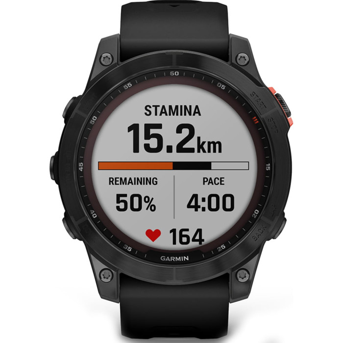 Смарт-годинник Garmin Fenix 7 Solar Slate Gray with Black Band