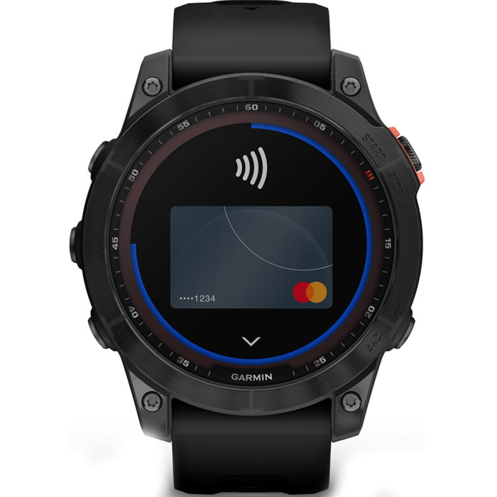 Смарт-годинник Garmin Fenix 7 Solar Slate Gray with Black Band