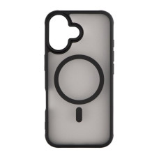 Чохол для iPhone 16 - Blueo Frosted Anti-Drop MagSafe, Black
