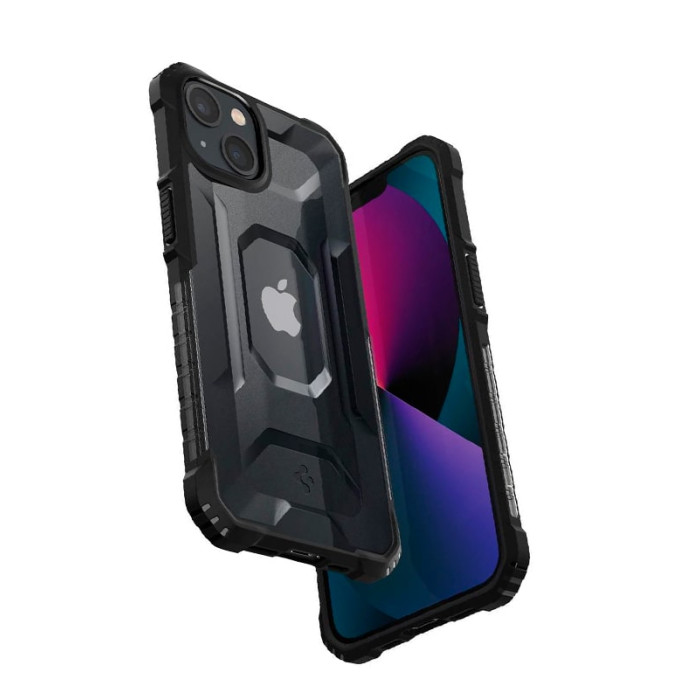 Чохол для iPhone 13 - Spigen Nitro Force, Matte Black