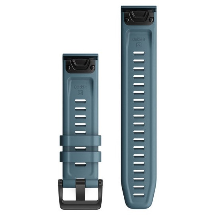 Ремінець для годинника Garmin - QuickFit 22mm, Silicone Band, Lakeside Blue