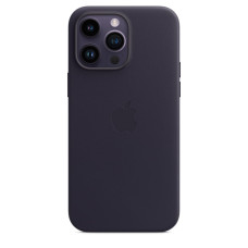 Чохол для iPhone 14 Pro Max - Apple Leather MagSafe, Ink