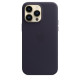 Чохол для iPhone 14 Pro Max - Apple Leather MagSafe, Ink