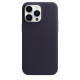 Чохол для iPhone 14 Pro Max - Apple Leather MagSafe, Ink