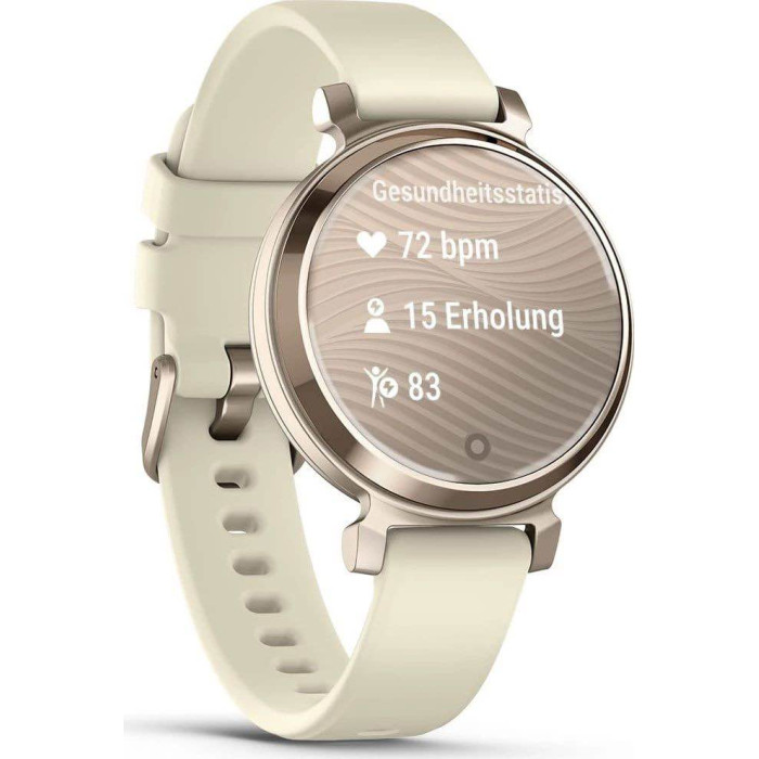 Смарт-годинник Garmin Lily 2 Active Lunar Gold with Bone Silicone Band