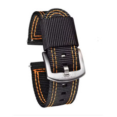 Ремінець для годинника Garmin - Quick Release 22mm, Hemsut Nylon Heavy Duty Brushed, Black