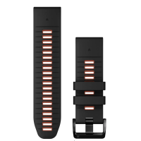 Ремінець для годинника Garmin - QuickFit 26mm, Silicone, Black Red