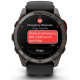 Смарт-годинник Garmin Fenix 8 Pro 51mm MicroLED Carbon Gray Titanium with Black/Pebble Gray