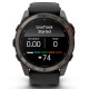 Смарт-годинник Garmin Fenix 8 Pro 51mm MicroLED Carbon Gray Titanium with Black/Pebble Gray