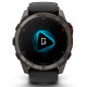 Смарт-годинник Garmin Fenix 8 Pro 51mm MicroLED Carbon Gray Titanium with Black/Pebble Gray