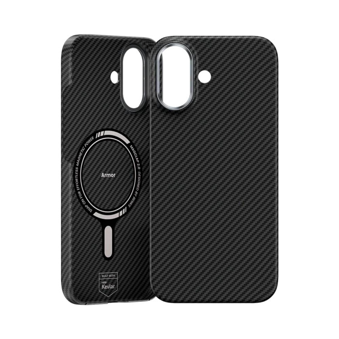 Чохол для iPhone 17 - Benks Armor Air Kevlar (600D) MagSafe, Black