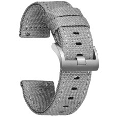 Ремінець для годинника Garmin - Quick Release 22mm, Hemsut Higher Quality Canvas Wrist, Gray