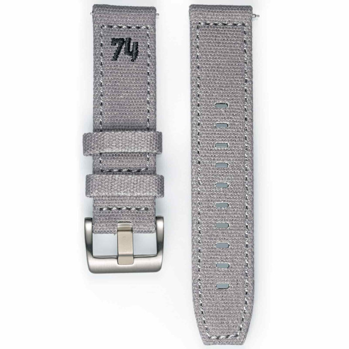 Ремінець для годинника Garmin - Quick Release 22mm, Hemsut Higher Quality Canvas Wrist, Gray