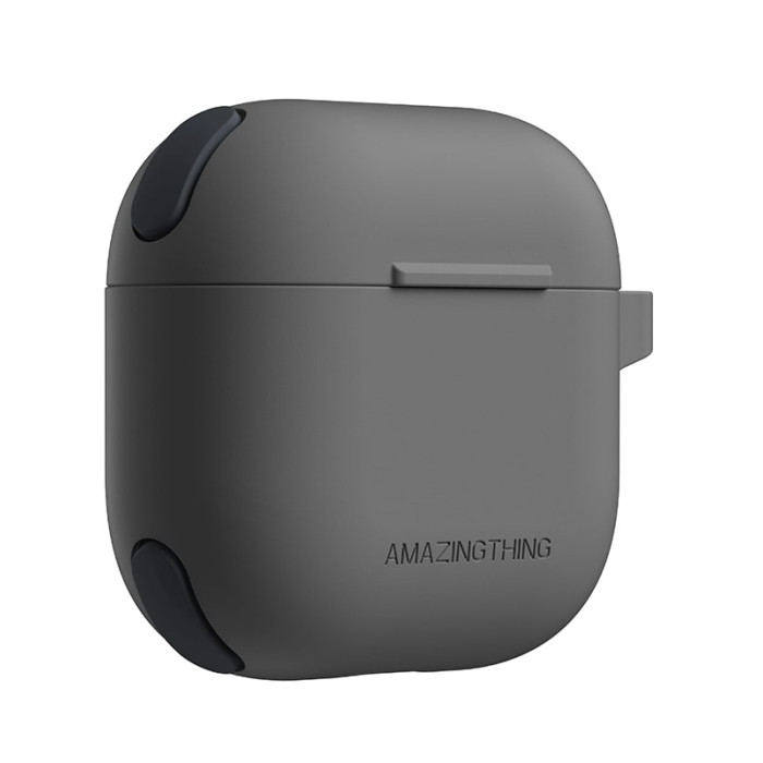 Чохол для Apple AirPods 4 / 5 - AmazingThing Omni GripClip Case, Titan Black