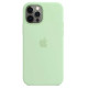 Чохол для iPhone 12/12 Pro - Silicone MagSafe, Pistachio (HC)