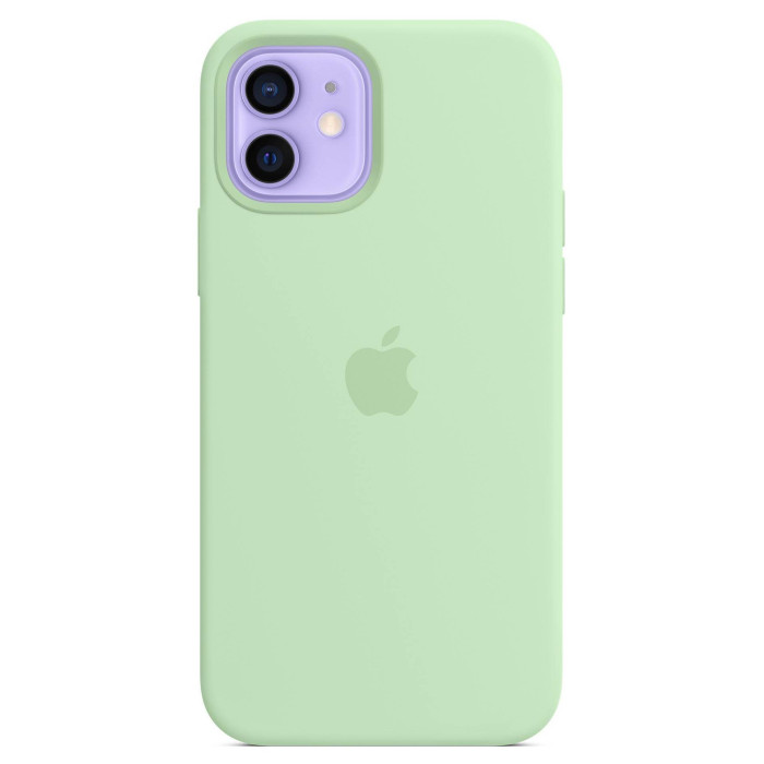 Чохол для iPhone 12/12 Pro - Silicone MagSafe, Pistachio (HC)
