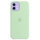 Чохол для iPhone 12/12 Pro - Silicone MagSafe, Pistachio (HC)
