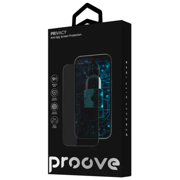 Захисне скло для iPhone 16 Pro Max - Proove, Anti-Peep