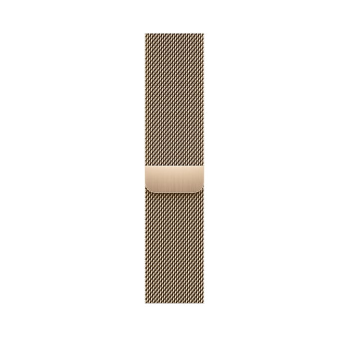 Apple Watch S7 41mm Gold Stainless, Gold Steel Milanese Loop LTE Вживаний (б/в)