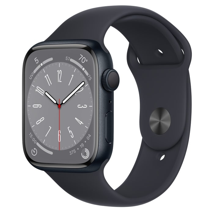 Apple Watch S8 45mm Midnight, Midnight Sport Band (S/M) Вживаний (б/в)