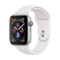 Apple Watch S4 40mm Silver, White Sport Band Вживаний (б/в)
