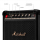 Портативна колонка Marshall Bromley 450, Black and Brass (UA)