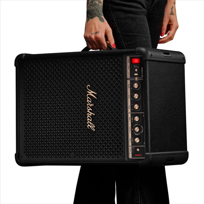 Портативна колонка Marshall Bromley 450, Black and Brass (UA)
