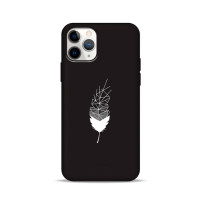 Чохол для iPhone 11 Pro - Pump Silicone Minimalistic, Feather