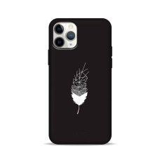 Чохол для iPhone 11 Pro - Pump Silicone Minimalistic, Feather