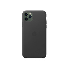 Чохол для iPhone 11 Pro - Apple Leather Case, Black