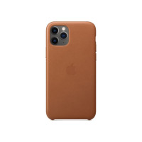 Чохол для iPhone 11 Pro - Apple Leather Case, Brown