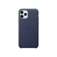 Чохол для iPhone 11 Pro - Apple Leather Case, Midnight Blue