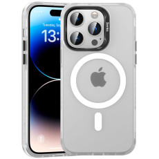 Чохол для iPhone 15 Pro Max - Benks Lucid Armor MagSafe, White