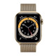 Apple Watch S6 44mm Gold Stainless Steel, Gold Milanese Loop Вживанний (б/в)