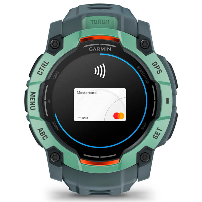 Смарт-годинник Garmin Instinct 3 50mm AMOLED Neotropic with Twilight Band